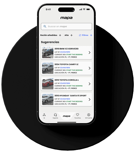 Inventario en Mapa App